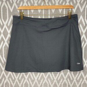 Object Textured Gray Athletic Skort Size: Medium